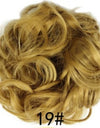 New Trendy Design Women Wavy Curly Messy Hair Bun Synthetic