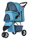 Lightweight Folding Pet Trolley Dogs And Cats Dog Out Stroller Three-wheeled Pet Stroller Dog Out Stroller Supplies