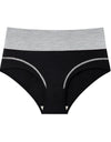 Women's Colour Clash High Waisted Tummy Tuck Hip Lifting Breathable Panties