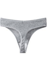 Women's Threaded Cotton Fashionable Simple Underwear Breathable And Comfortable