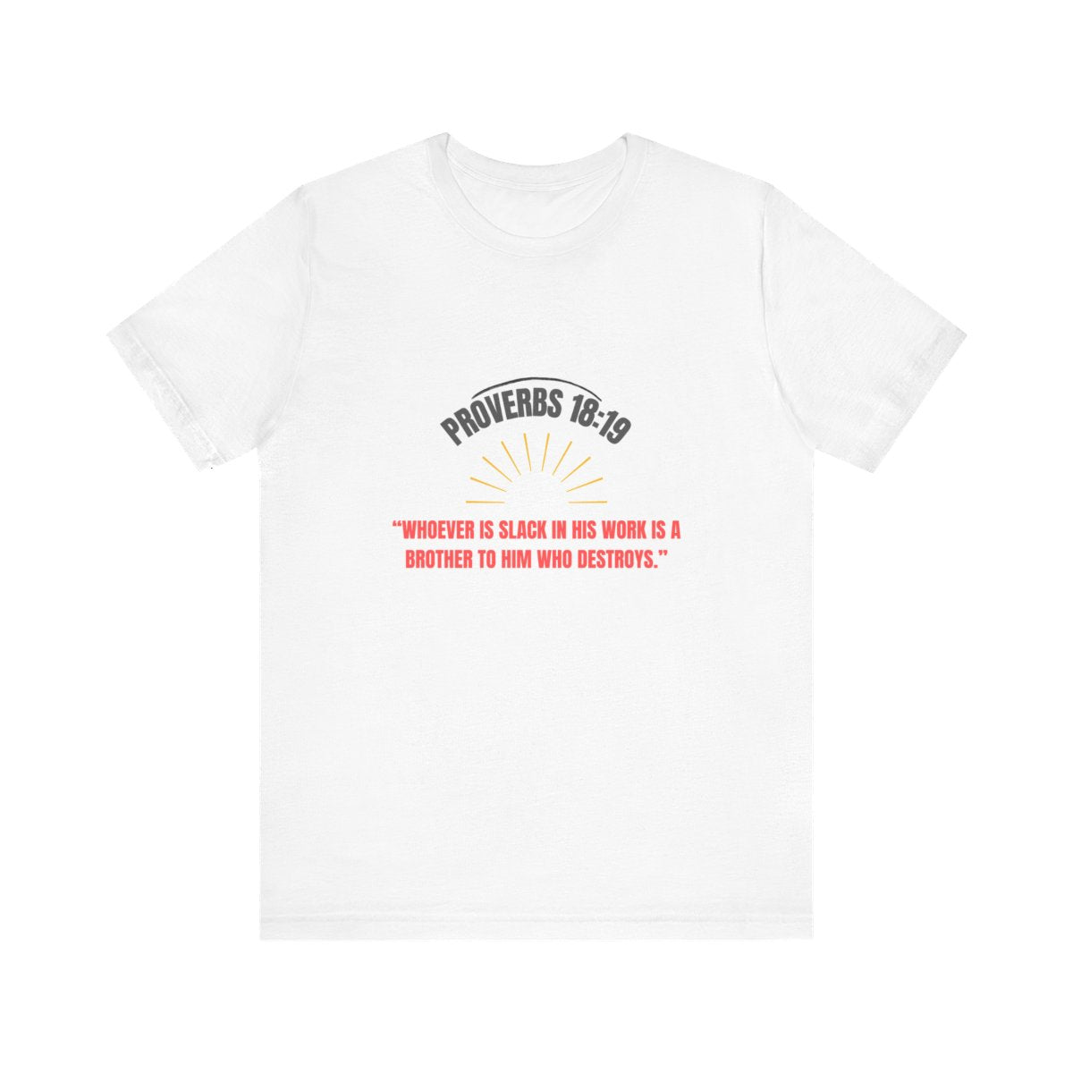 Unisex Jersey Short Sleeve Tee