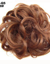 New Trendy Design Women Wavy Curly Messy Hair Bun Synthetic