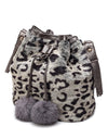 Leopard bucket bag