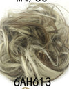 New Trendy Design Women Wavy Curly Messy Hair Bun Synthetic