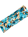 Floral cross hair band
