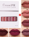 6 Boxes Of Matte Non-stick Cup Waterproof Lipstick Long Lasting Lip Gloss