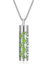 316L Stainless Steel Aromatic Perfume Oil Essential Oil Diffuser Pendant Necklace