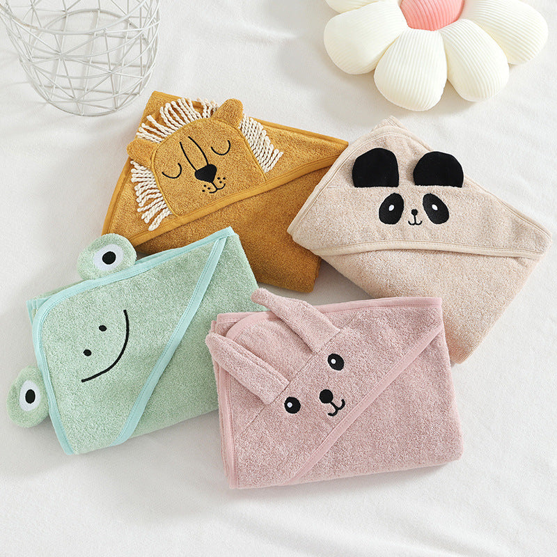 Children's Towel Cloak Cotton Hooded Cute Cartoon