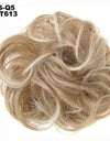 New Trendy Design Women Wavy Curly Messy Hair Bun Synthetic