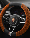 Universal Car Steering Wheel Cover Winter Decoration Cute 38cm Plush Footprint Auto Automobile Vehicle Steering Wheel Protector