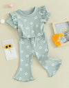 Children's Tops And Pants Printing Suit