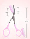 Beauty tools eyebrow scissors with eyebrow comb