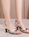Children's Latin Dance Shoes Women's Middle Heel