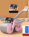 Beginner's Automatic Rebound Belly Wheel Fitness Equipment