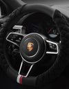 Universal Car Steering Wheel Cover Winter Decoration Cute 38cm Plush Footprint Auto Automobile Vehicle Steering Wheel Protector