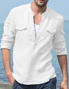 Long sleeve shirt men cotton shirt