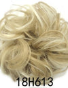 New Trendy Design Women Wavy Curly Messy Hair Bun Synthetic