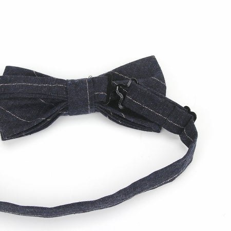 Men's cotton bow tie Korean fashion casual stripes