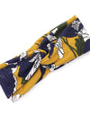 Floral cross hair band