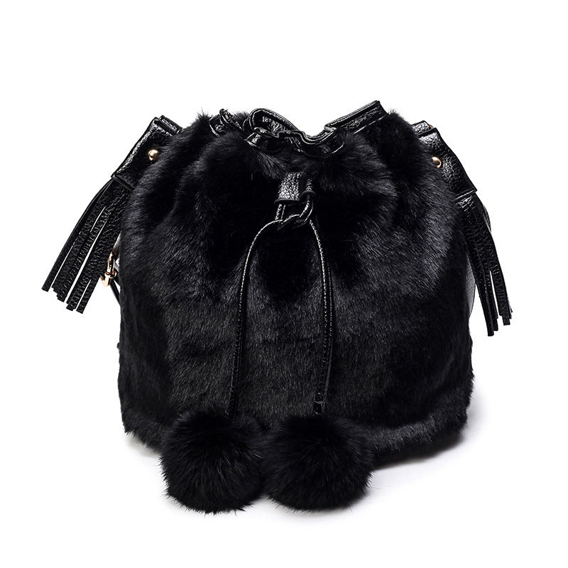 Leopard bucket bag