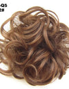 New Trendy Design Women Wavy Curly Messy Hair Bun Synthetic
