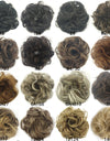 New Trendy Design Women Wavy Curly Messy Hair Bun Synthetic