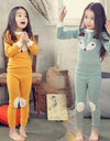 Girls' cotton underwear and pajamas set