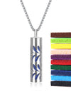 316L Stainless Steel Aromatic Perfume Oil Essential Oil Diffuser Pendant Necklace