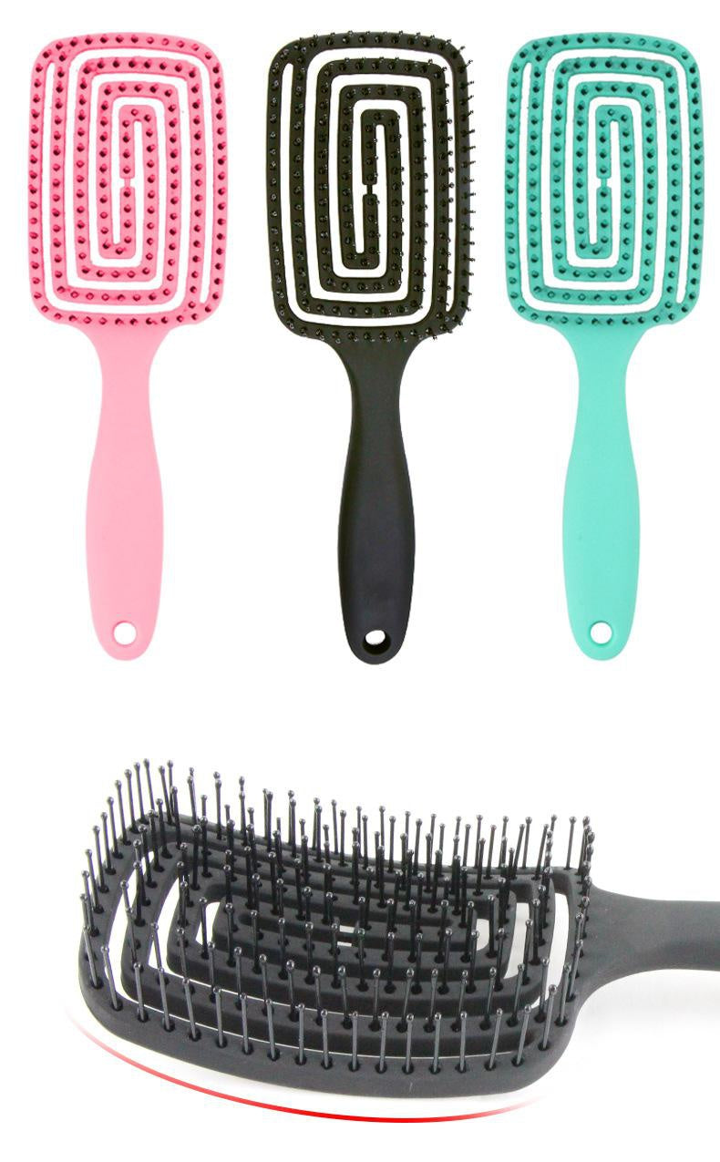 Mosquito-repellent Incense Comb Large Curved Comb Massage Comb Hollow Square Comb