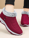Women's Cotton-padded Shoes Fleece Lined Padded Warm Keeping Slip-on