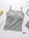 Vest With Chest Pad Slim Fit Short Underwear