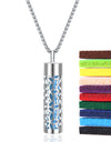 316L Stainless Steel Aromatic Perfume Oil Essential Oil Diffuser Pendant Necklace