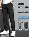 Summer Casual Men's Loose Thin Ice Silk Quick-dry Pants Transparent Pants