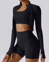 Outdoor Sports Skinny Yoga Clothes Suit Nude Feel