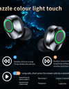 YD03 Wireless Bluetooth-compatible Headset TWS Large Screen Smart Digital Display In Ear Breathing Light
