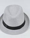 Manufacturers Supply Jazz Hat British Style Cotton And Linen Solid Color Top Hat