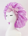 New Silk Bonnet For Sleeping Women Satin Bonnet Hair Bonnet Night Sleep Cap Scarf Wrap For Curly Hair With Tie Band For Curly Hair