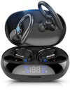 Bluetooth Headset Binaural Ear Hook Touch Headset With LED True Digital