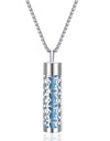 316L Stainless Steel Aromatic Perfume Oil Essential Oil Diffuser Pendant Necklace