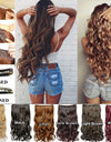 European and American wig female five card wig piece
