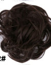 Europe, Japan, and South Korea popular hair bun fluffy natural drawstring curly hair ball head hair ring hair set female hair accessories chemical fiber hair