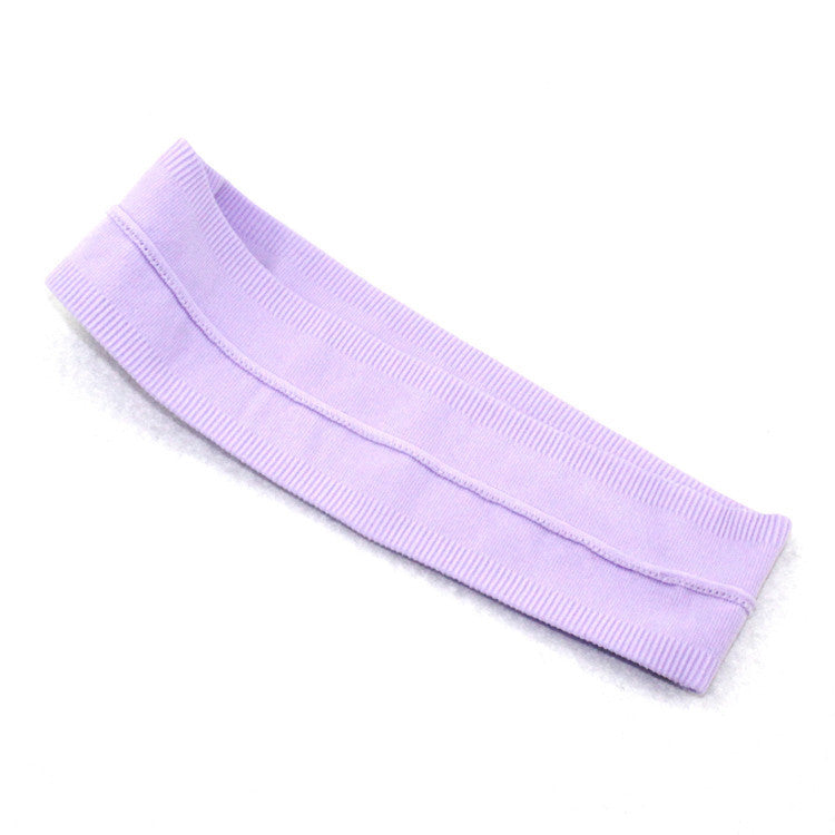 Non-slip Sports Antiperspirant Headband Nylon Monochromatic Headband Headwear