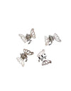 Metal Butterfly Small Jaw Clip Side Bangs Hair Clip For Broken Hair