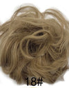 New Trendy Design Women Wavy Curly Messy Hair Bun Synthetic