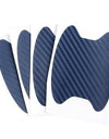 4pcs Set Of Door Stickers Carbon Fiber Scratch-resistant Car Handle Stickers
