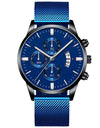 Mens Business Luxury Watches For Men Mesh Band Quartz Watch
