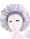 Beauty print Satin silk Bonnet sleep night cap