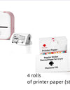 Portable Mini Thermal Label Printer Home Photo Printer Student Wrong Question Printer Bluetooth-compatible Mini Label Printer Price Tag