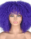 Small Curly Hair Rose Mesh Synthetic Headgear
