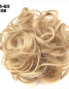 New Trendy Design Women Wavy Curly Messy Hair Bun Synthetic